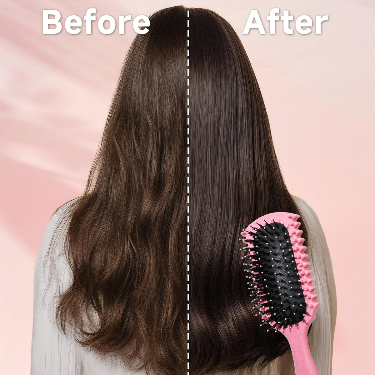UQYNZO hand holding brush demonstrating comfortable grip and scale