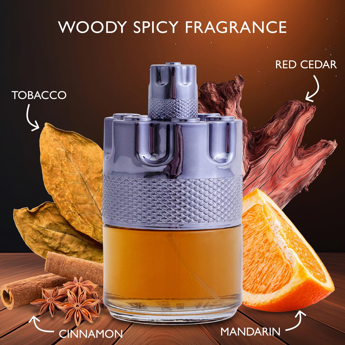 Urban Collection bottle side profile highlighting glass clarity and premium look