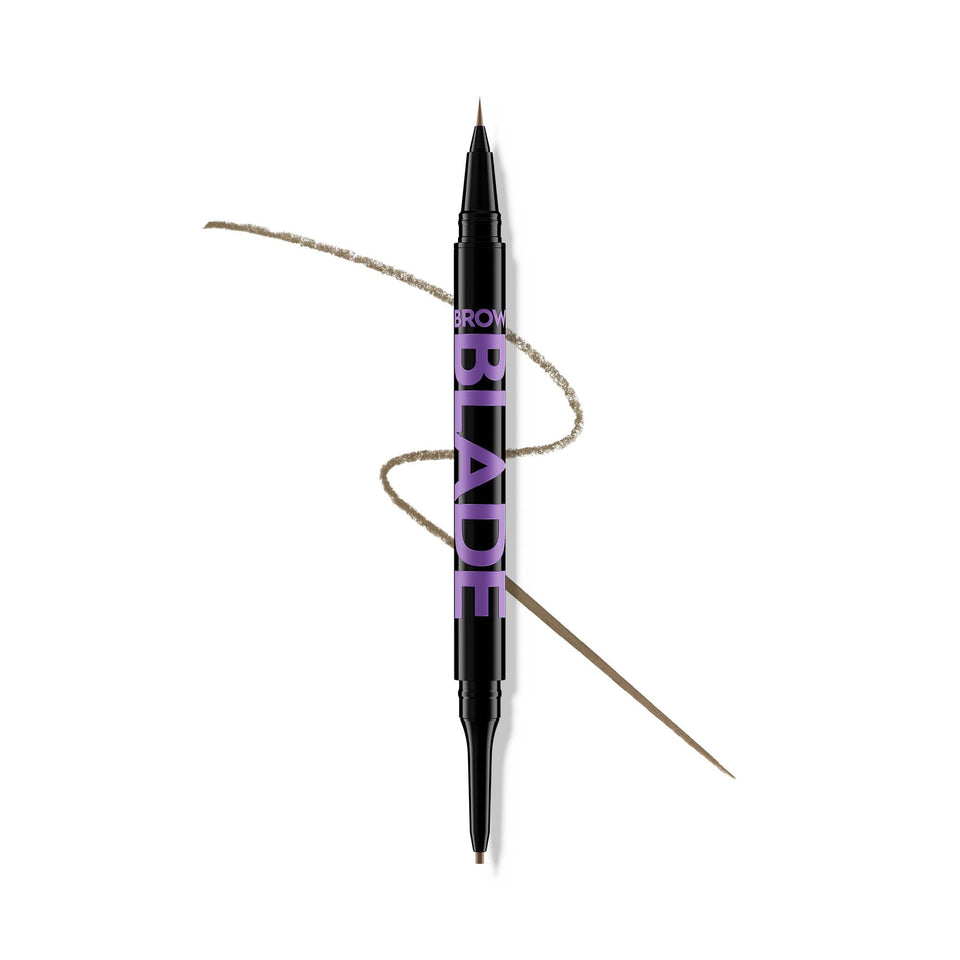 Urban Decay Brow Blade front packaging showing tool and benefits