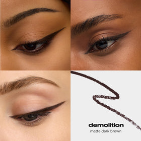 URBAN DECAY Demolition pencil tip close-up highlighting creamy glide and precise lining ability