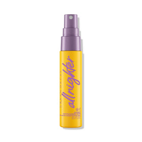 Urban Decay front packaging showing travel-size bottle and branding benefit long wear