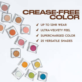 Urban Decay Half Baked applied with damp brush for foil-like intensity and long wear
