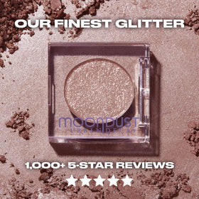 Urban Decay lifestyle nightlook model wearing Space Cowboy adding luminous, eye‑catching highlight