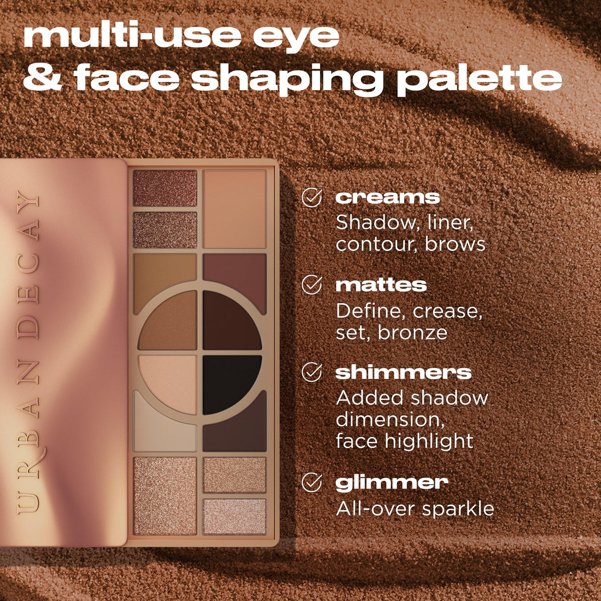 Urban Decay brush blending matte shades for seamless depth