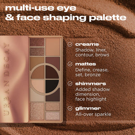 Urban Decay brush blending matte shades for seamless depth