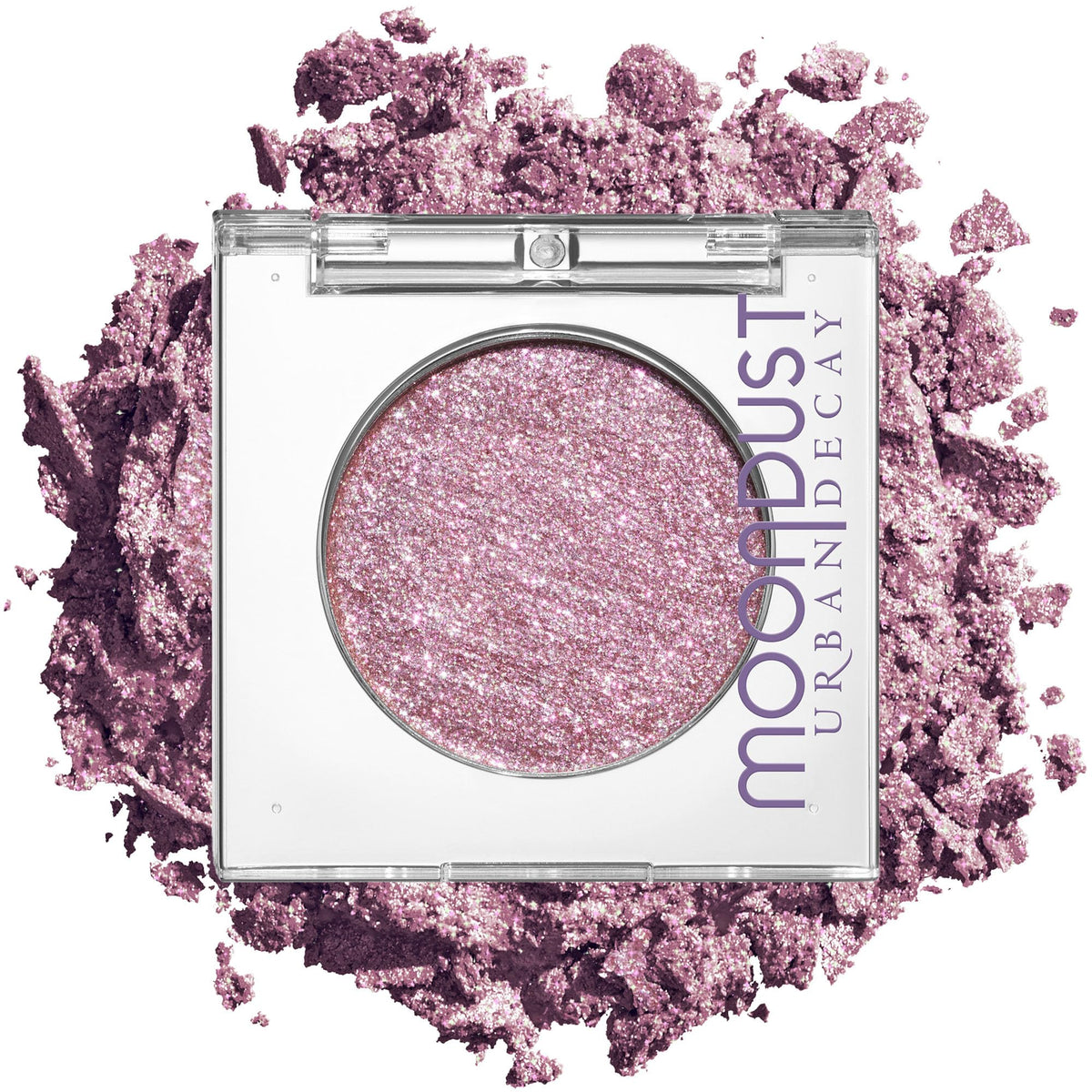 Urban Decay packaging front view showing Lilac Purple Sparkle and product branding for instant glam