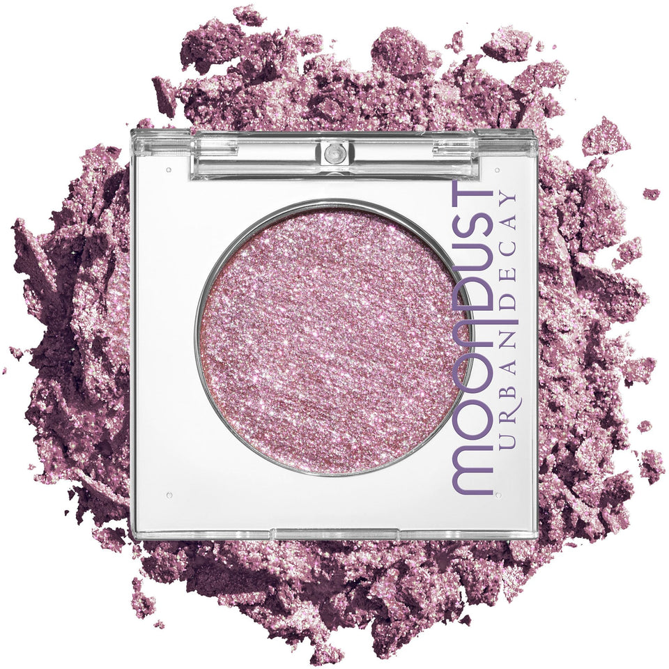 Urban Decay packaging front view showing Lilac Purple Sparkle and product branding for instant glam
