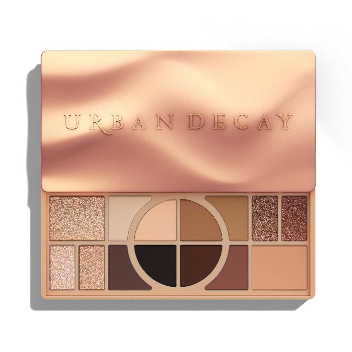 Urban Decay naked shaped front view showing palette for versatile looks