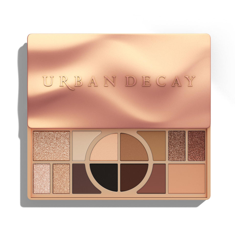 Urban Decay naked shaped front view showing palette for versatile looks