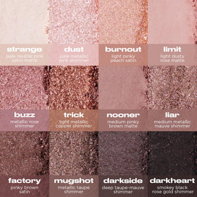 URBAN DECAY Naked 3 metallic swatch showing reflective shimmer for lid highlights