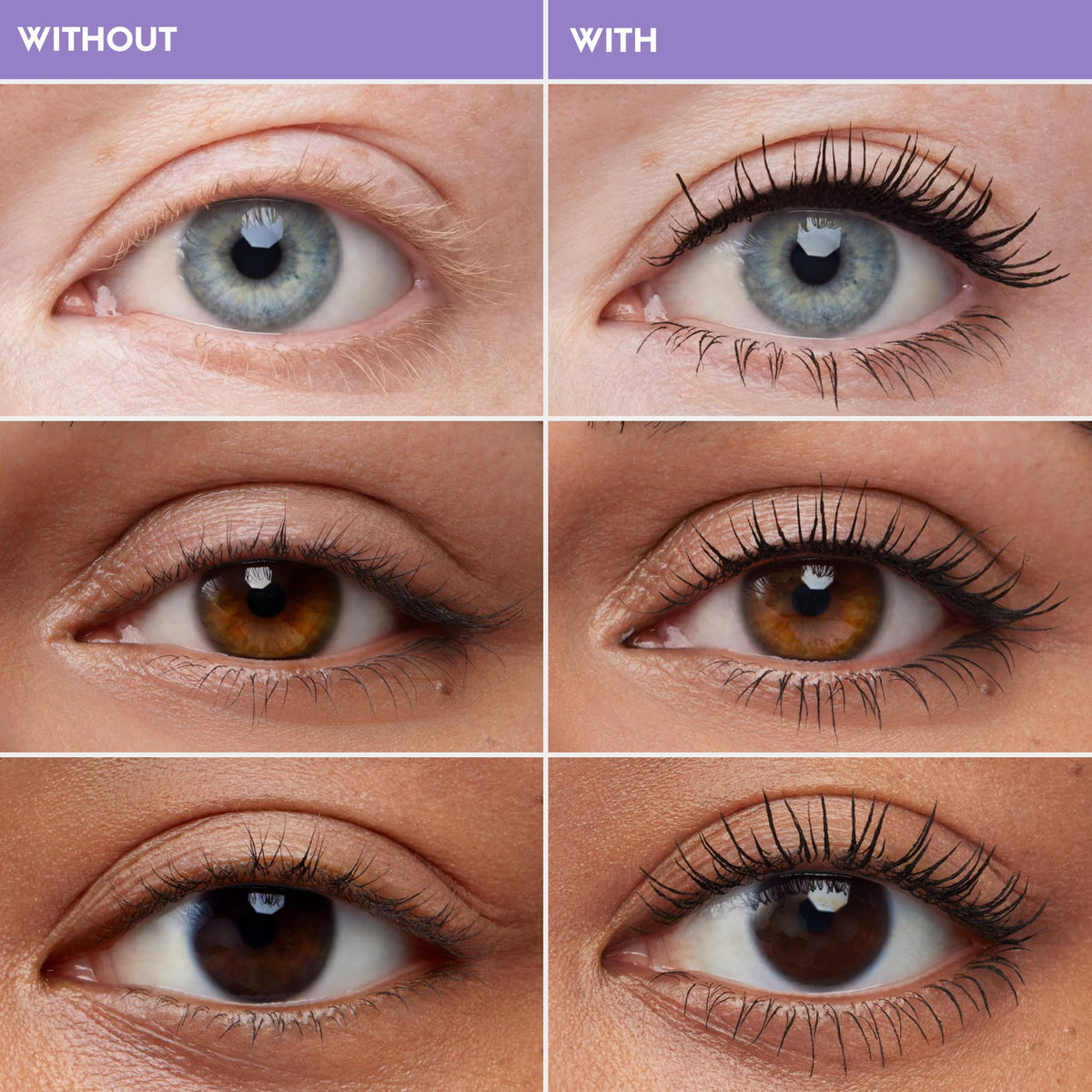 Urban Decay Perversion wand close-up displaying brush that separates lashes cleanly