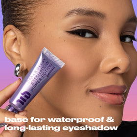 Urban Decay before-and-after lids showing reduced creasing and smoother finish
