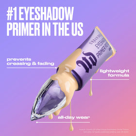 Urban Decay creamy primer texture swirled to show smooth finish and blendability