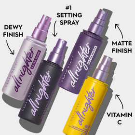 Urban Decay scale and volume comparison showing 4 fl oz travel size convenience