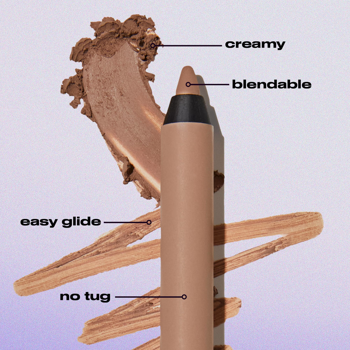 URBAN DECAY Stash in-use on eye with a crisp wing showing long-wear definition