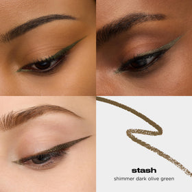 URBAN DECAY Stash pencil tip close-up demonstrating creamy smooth application