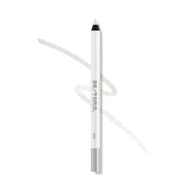 URBAN DECAY Yeyo metallic white pencil front view showing sleek design and shimmer
