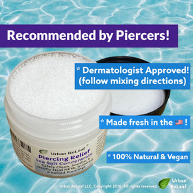 Urban ReLeaf used on vanity near mirror showing practical aftercare benefit