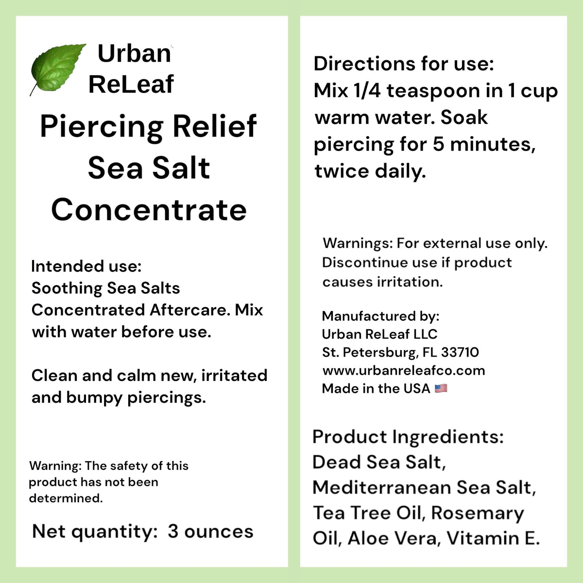 Urban ReLeaf tub next to a hand for scale showing compact travel benefit