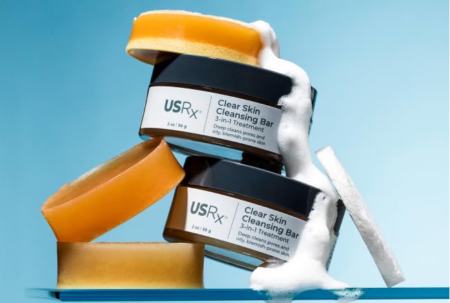 Urban Skin Rx bar styled with travel pouch to highlight portability and routine ease