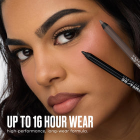 URBAN DECAY worn on eye demonstrating rich green shimmer and definition