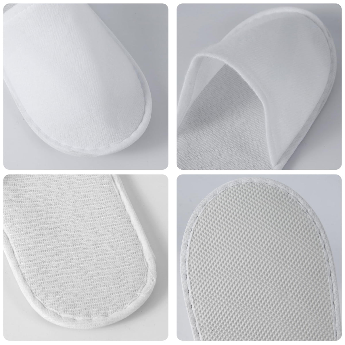 UrbanRoots slippers placed in a hotel room offering guest convenience
