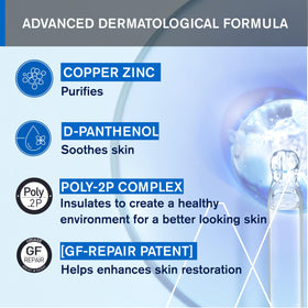 Uriage Bariéderm-CICA applied on a hand to soothe dry irritated skin