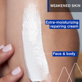 Uriage Bariéderm-CICA open jar showing rich creamy texture for hydration