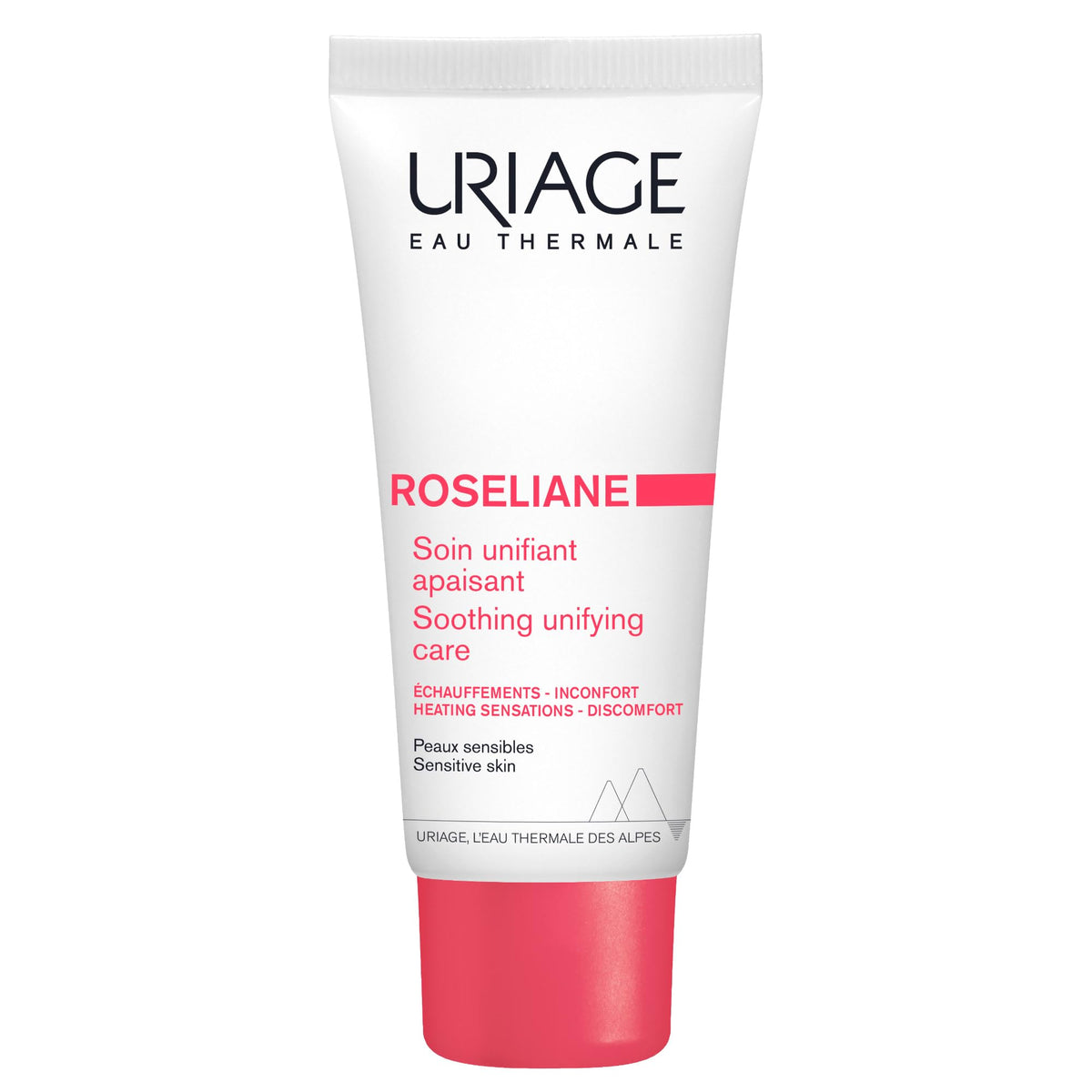 Uriage Roséliane jar front view showing soothing rich cream for redness