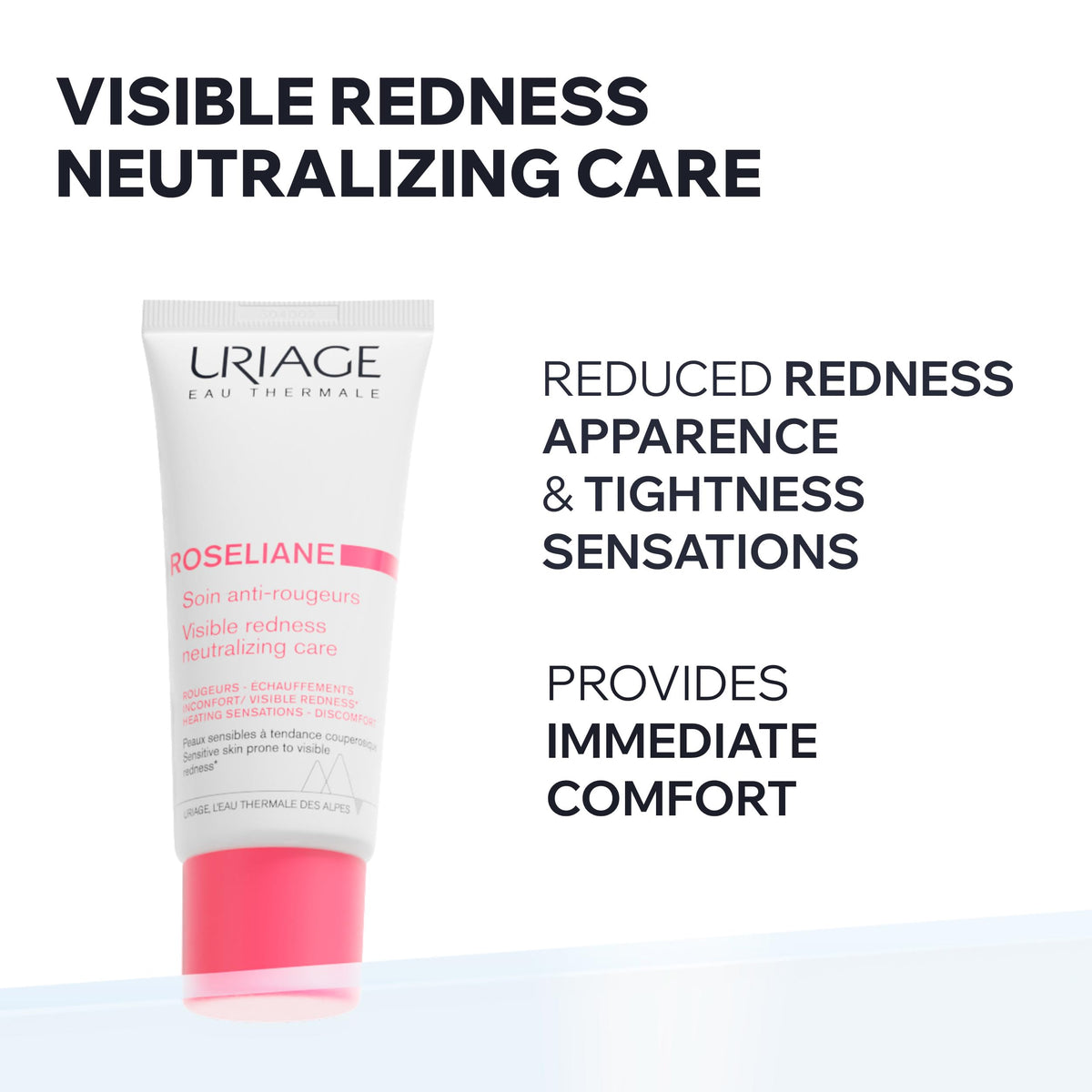 Uriage Roséliane close-up texture image demonstrating nourishing hydration