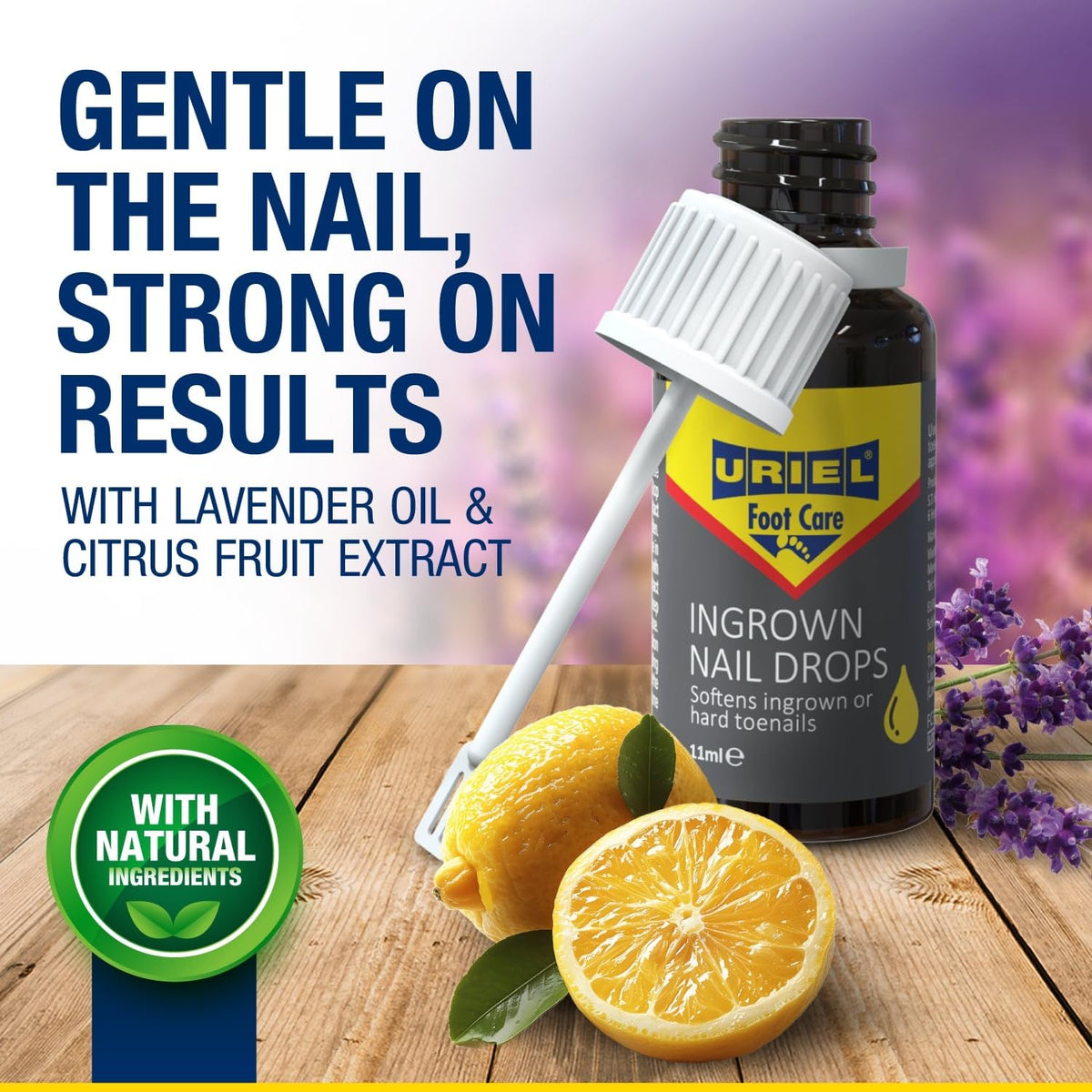 URIEL label close-up displaying ingredient list for transparency and informed choice