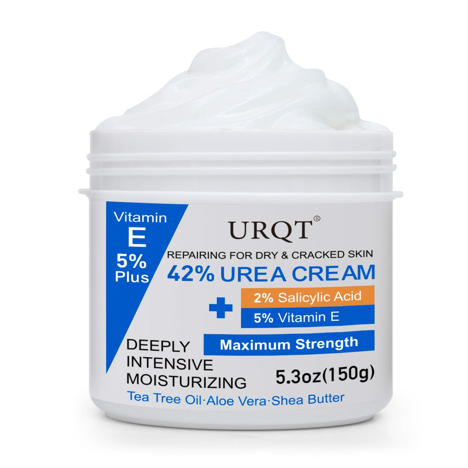 URQT jar front packaging showing product name and strength, clear benefit of repair