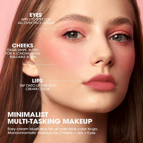 URQT lifestyle makeup bag setup showing versatile everyday beauty kit