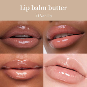 URQT applying balm to lips to show instant softening