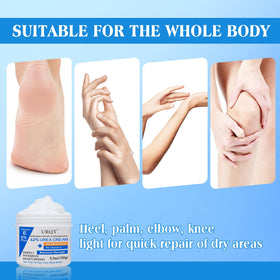 URQT open jar showing creamy consistency, easy-to-spread formulation for effective coverage