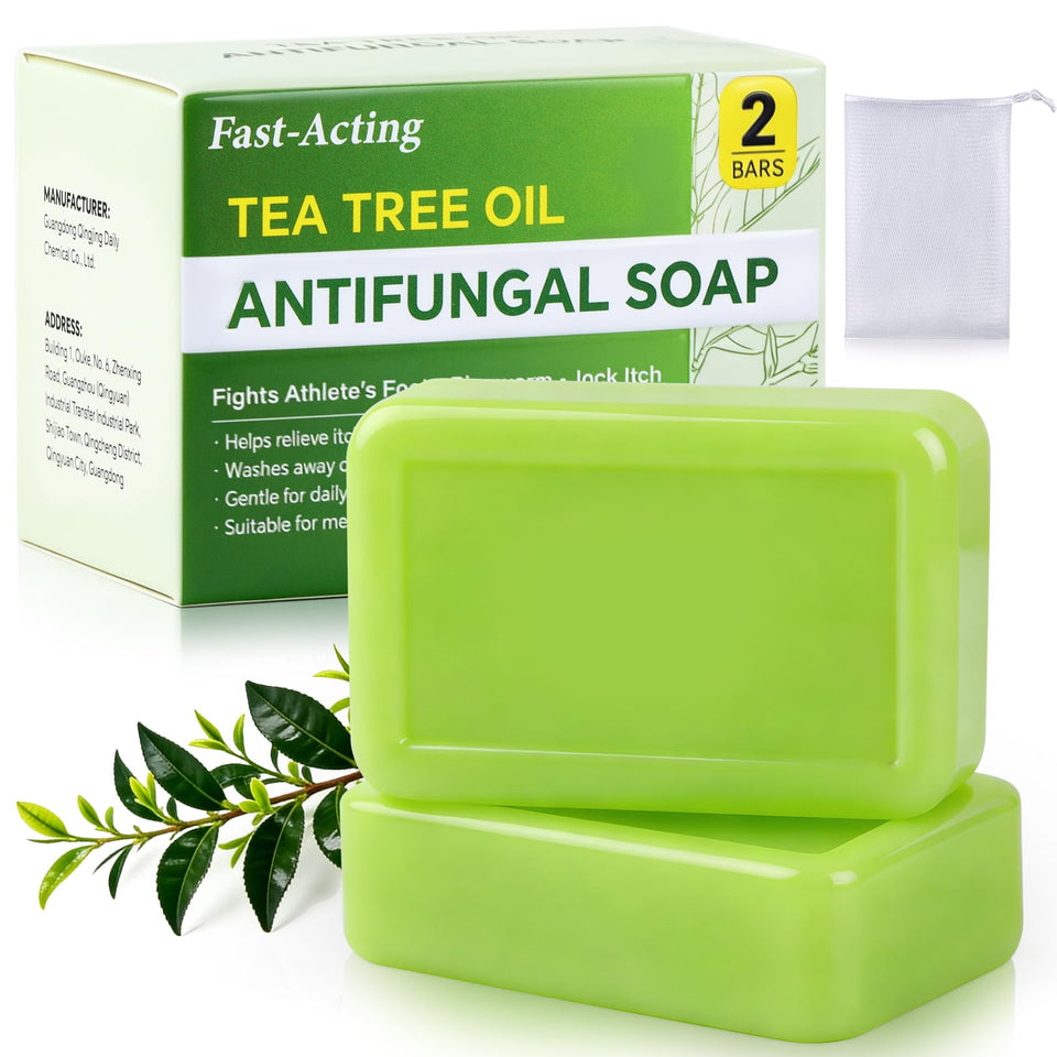 Urrznp front packaging showing soap bar and key benefits
