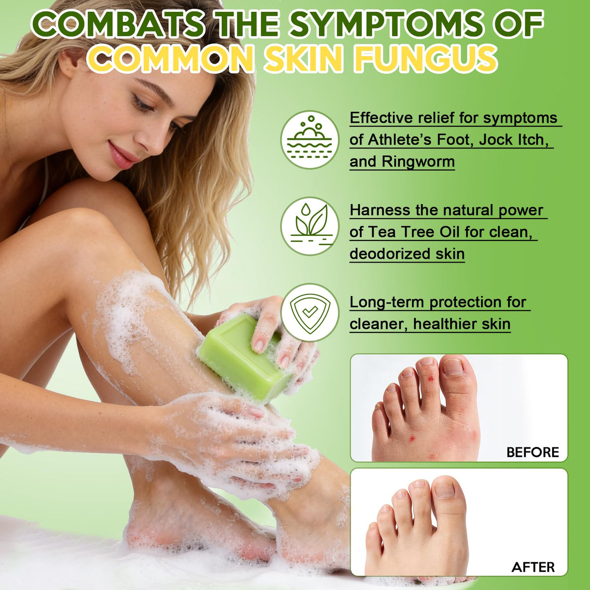 Urrznp tea tree oil ingredient bottle illustrating purifying power