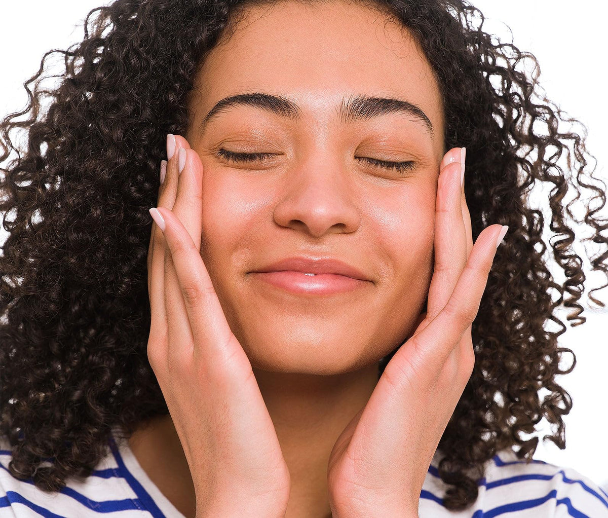 Ursa Major gel spread on hand showing quick absorption and non-greasy finish
