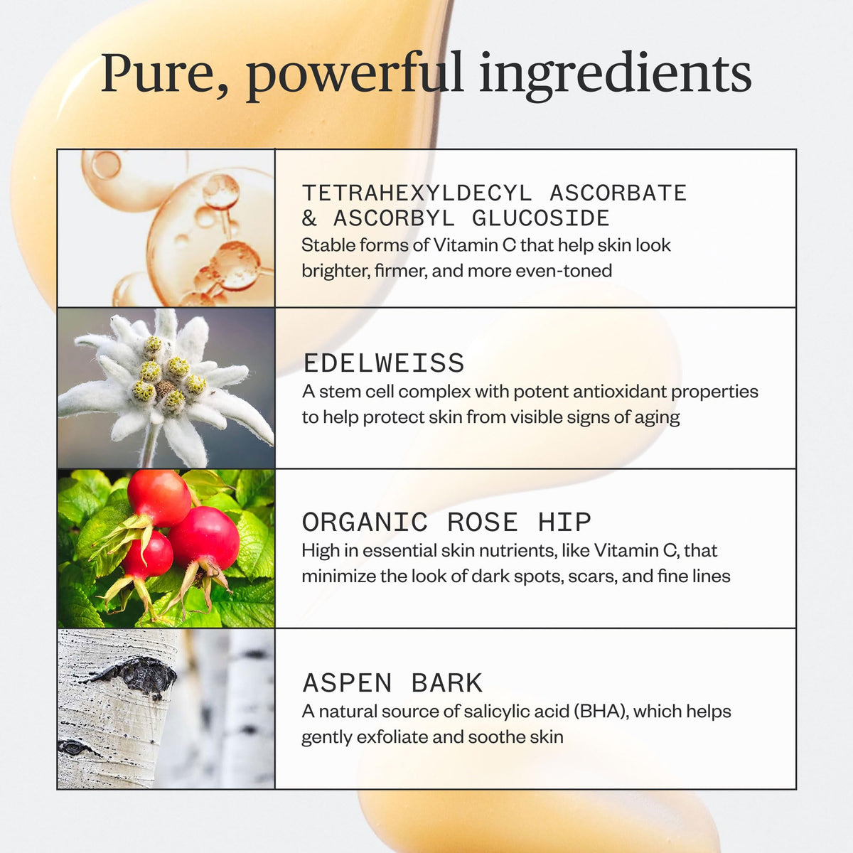 Ursa Major bottle label detail showing ingredients and clean formulation benefits