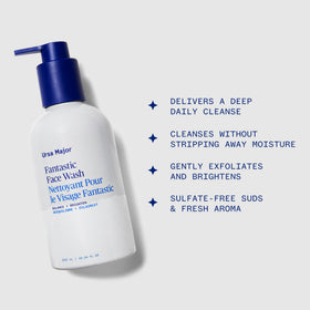Ursa Major foam texture close-up showing lightweight lather for gentle cleansing
