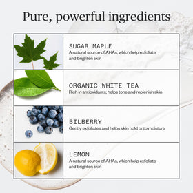 Ursa Major pump and label detail highlighting natural ingredients and easy dispensing
