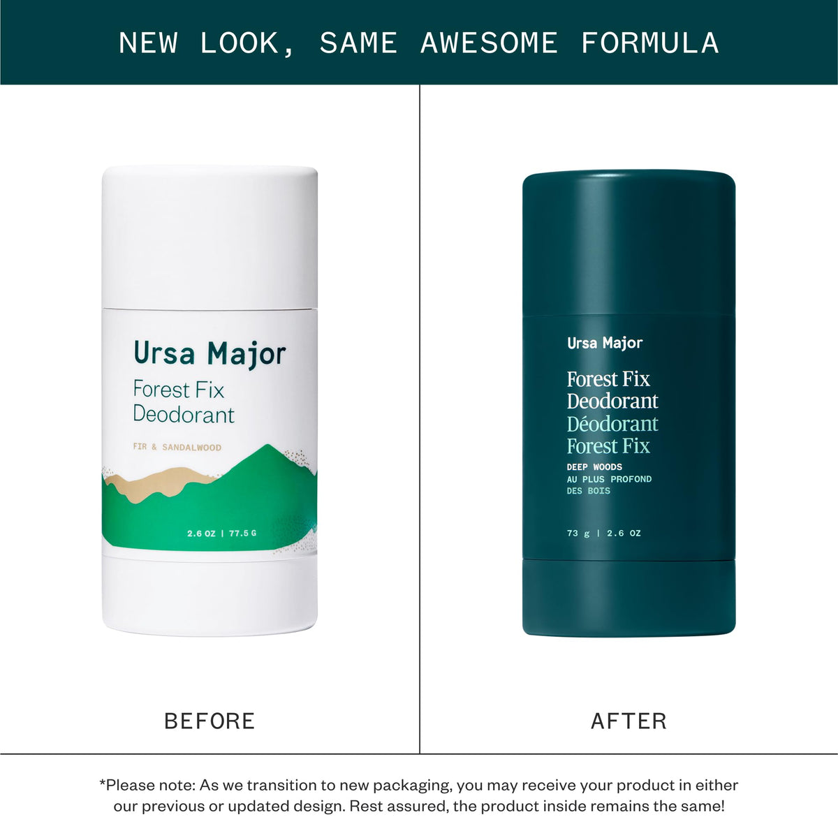 Ursa Major Forest Fix open twist-top revealing smooth stick for easy application benefit