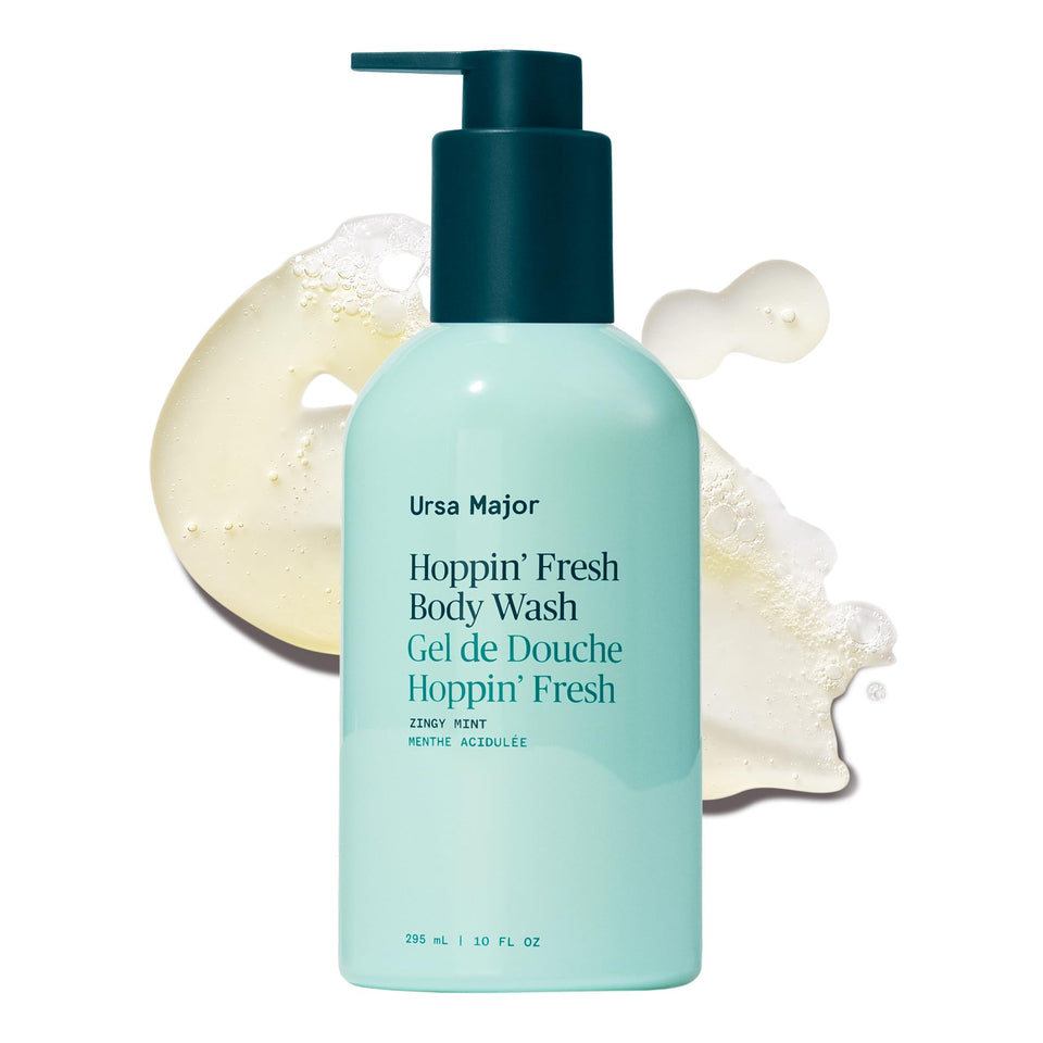 Ursa Major bottle front view showing clean design and energizing benefit