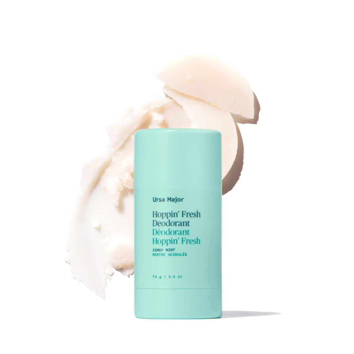 Ursa Major front packaging showing clean aluminum-free branding and benefit