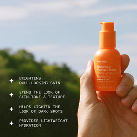 Ursa Major close-up serum droplet highlighting featherweight texture and hydration