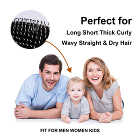 URTHEONE brush tucked into travel kit for convenient on-the-go grooming
