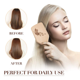 URTHEONE nylon pin tips detail showing gentle detangling and reduced breakage