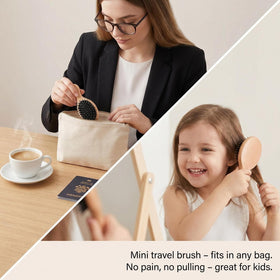 URTHEONE wide-tooth combs layout perfect for wet detangling and sectioning during styling