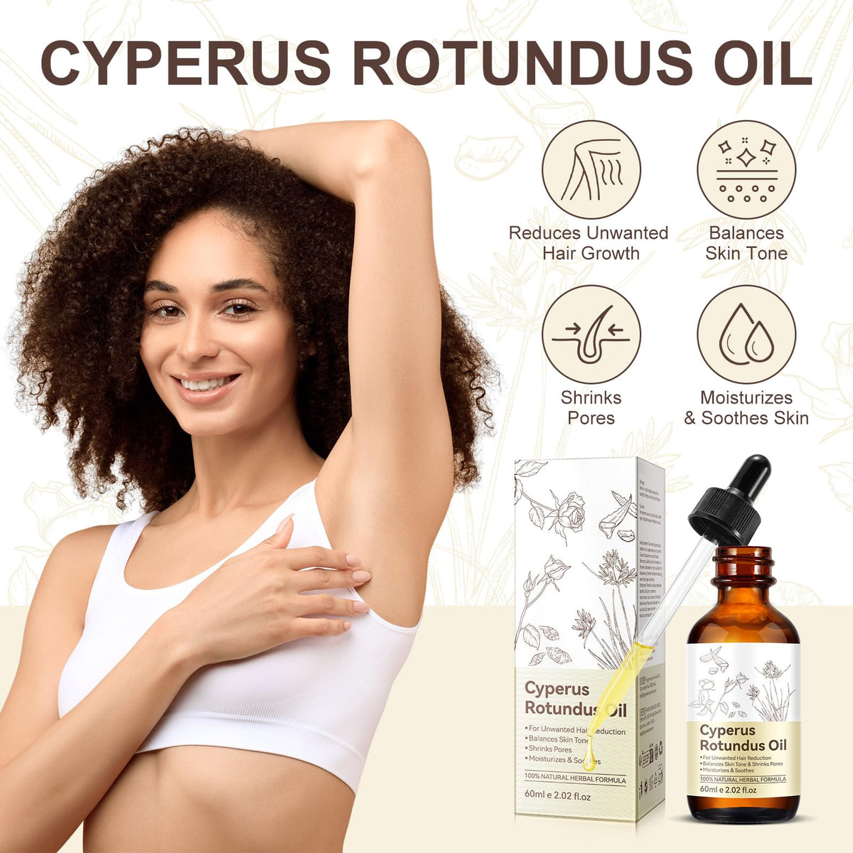 Uruses close-up dropper with oil texture demonstrating easy absorption benefit