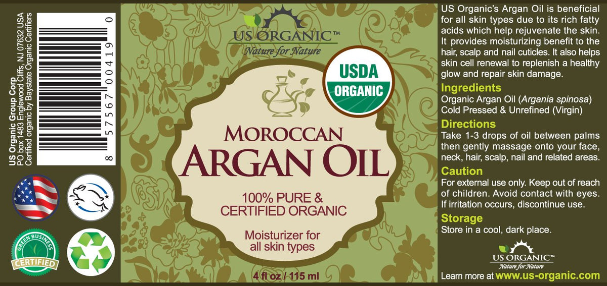US Organic oil pour close-up showing smooth texture and fast absorption
